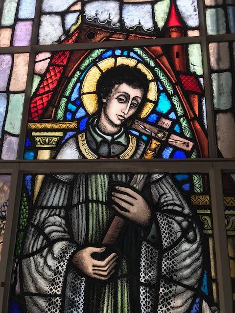 1  Stained Glass Window. St. Aloysius Restoration Needed
