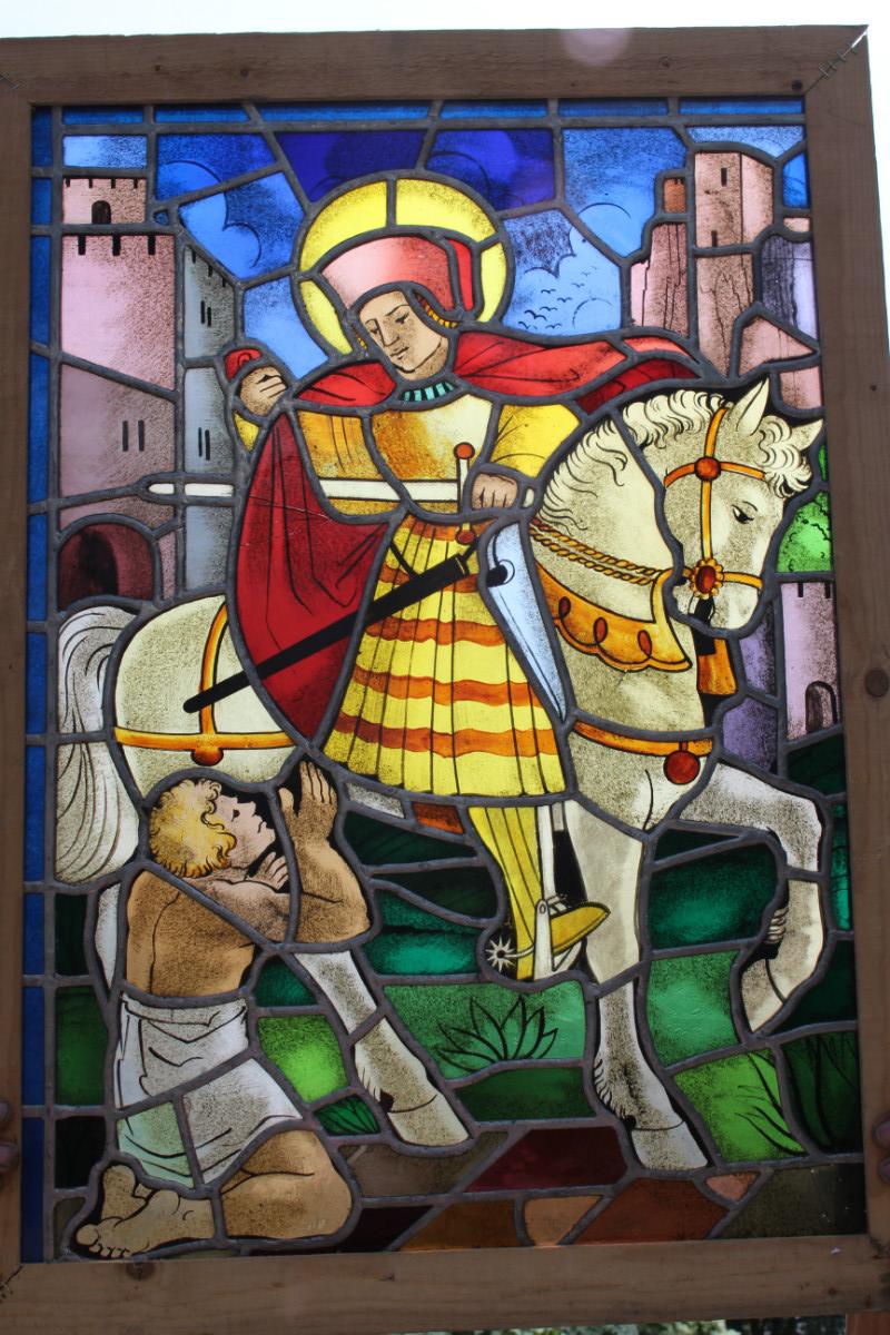 1  Stained Glass Window. St. Martinus.