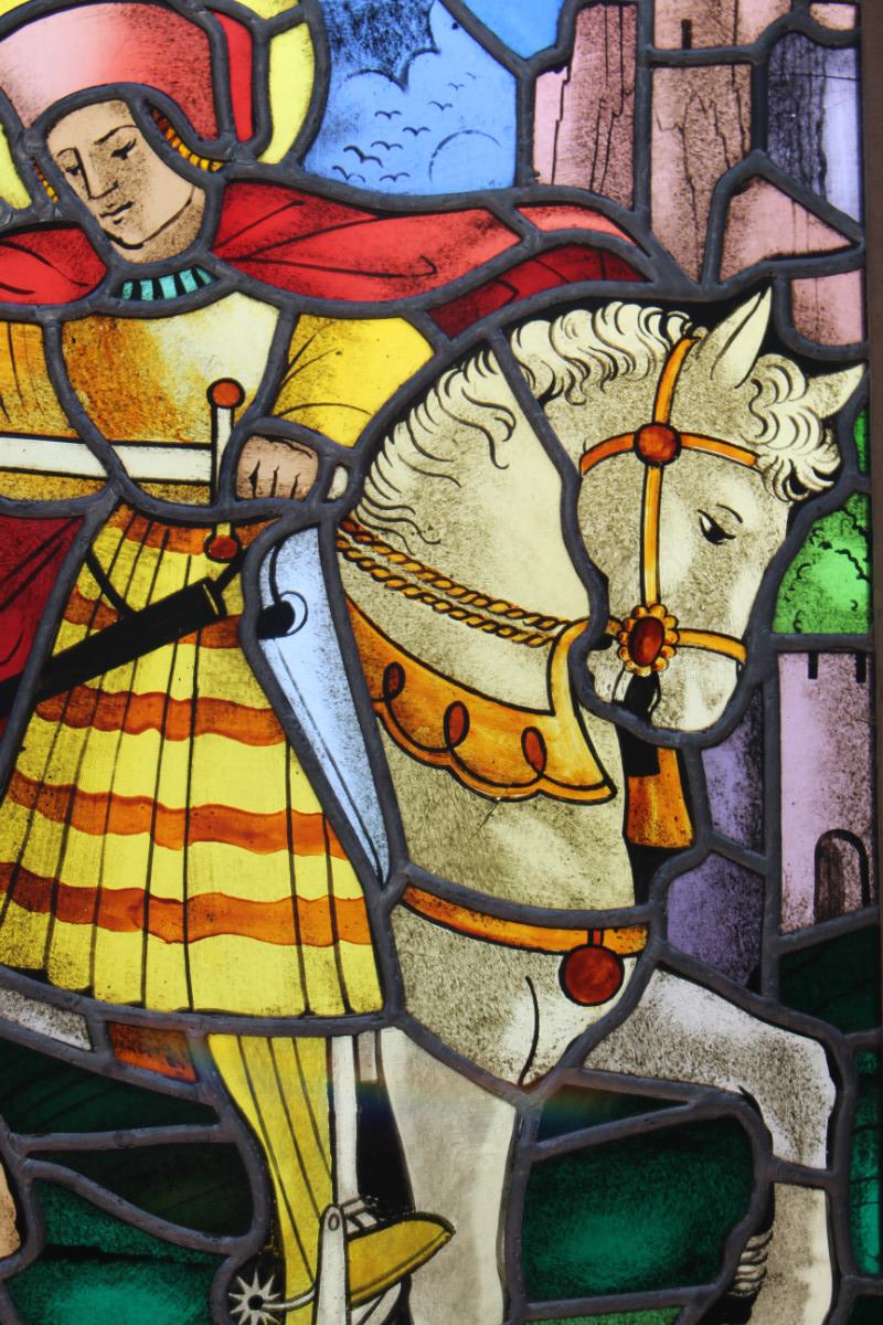 1  Stained Glass Window. St. Martinus.