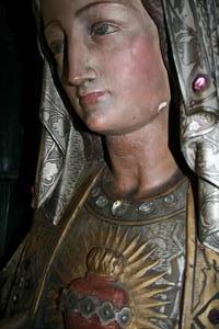 Statue en wood polychrome, Dutch 19th century