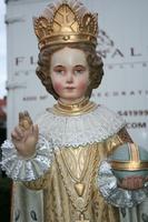 Statue Infant / Jesus Of Praque en Plaster polychrome, Belgium 19th century ( anno 1875 )