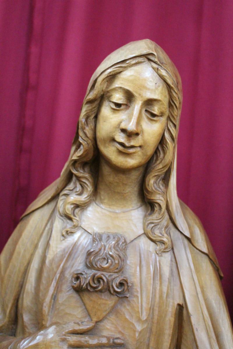 1  Statue Sacred Heart Of Jesus (Matching With Sacred Heart Of St. Mary)