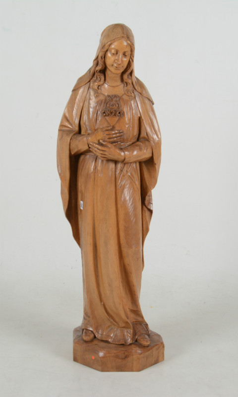 1  Statue  Sacred Heart Of St. Mary (Matching With Sacred Heart Of Jesus)