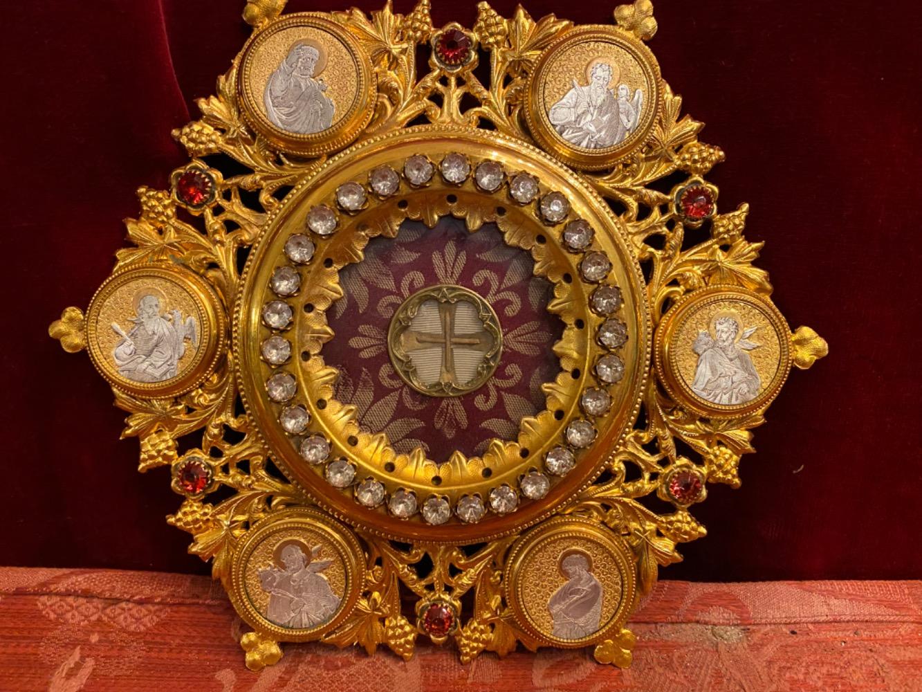 1  Stunning Reliquary Relic Of The True Cross Originally Sealed