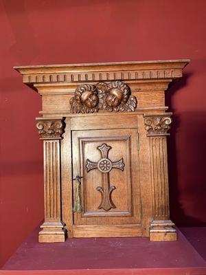 Tabernacle en Oak wood, Dutch  19th century ( anno 1875 )