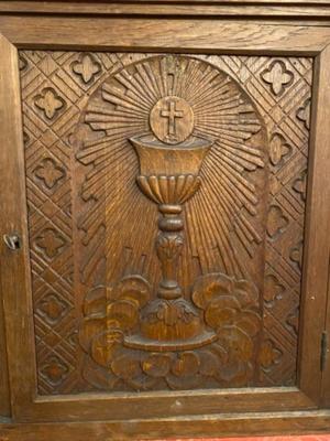 Tabernacle. en Oak wood, Belgium 19 th century ( Anno 1865 )