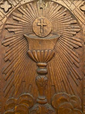 Tabernacle. en Oak wood, Belgium 19 th century ( Anno 1865 )