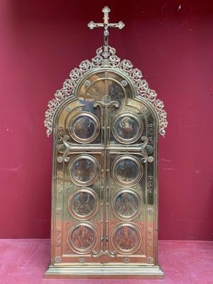 Tabernacle en Brass / Bronze , Dutch 19th century