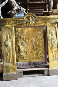 Tabernacle.  en Brass / Iron, Dutch 19th century