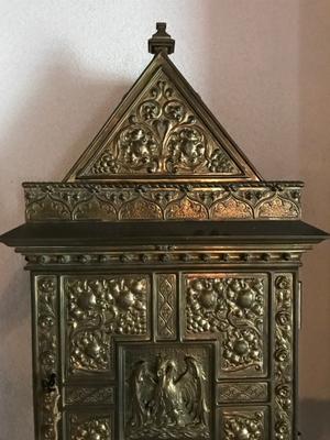 Tabernacle  en Bronze / Gilt, France 19th century ( anno 1880 )