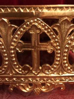 Tabor en Brass / Bronze / Polished and Varnished, France 19th century ( anno 1875 )