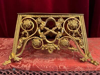 Tabor en Brass / Bronze / Gilt / Stones, France 19 th century ( Anno 1875 )