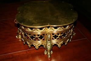 Tabor en bronze, France 19th century