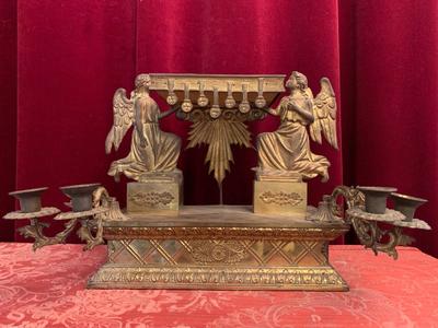 Tabor  en Wood / Gilt / Brass / Bronze, Southern Germany 19th century