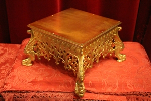 Tabor en Brass / Bronze / Polished and Varnished, France 19th century