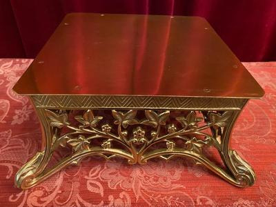 Tabor en Brass / Bronze / Polished and Varnished, France 19th century ( anno 1875 )