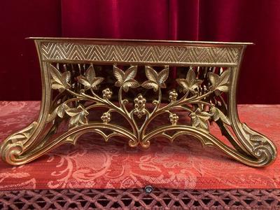 Tabor en Brass / Bronze / Polished and Varnished, France 19th century ( anno 1875 )