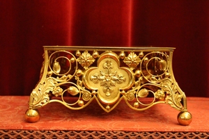 Tabor en Brass / Polished / New Varnished, France 19th century