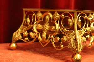 Tabor en Brass / Polished / New Varnished, France 19th century