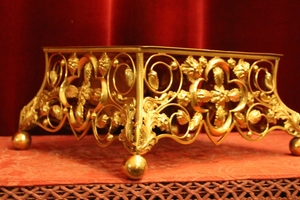 Tabor en Brass / Polished / New Varnished, France 19th century