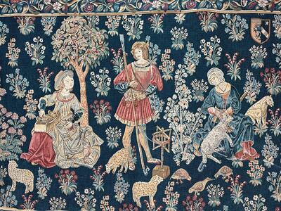 Tapestry en Fabrics, Belgium  20 th century ( Anno 1925 )