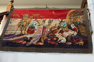 Tapestry Nativity Belgium 20th century