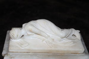 The Died St. Cecilia In Her Crypt As Found In The Catacombs Of St.  Callixtus en MARBLE, Italy 19th century