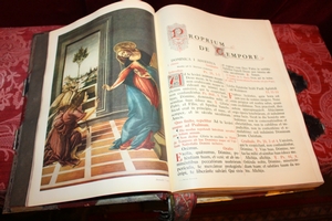 1  Unique Missale Romanum Double - Sided Covered With Solid Silver Applications