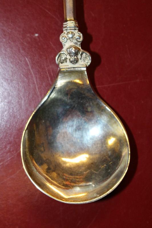1  Unique Silver Spoon / Imagination Calvary-Scene / Marked Dutch / 18th Century   21 Cm