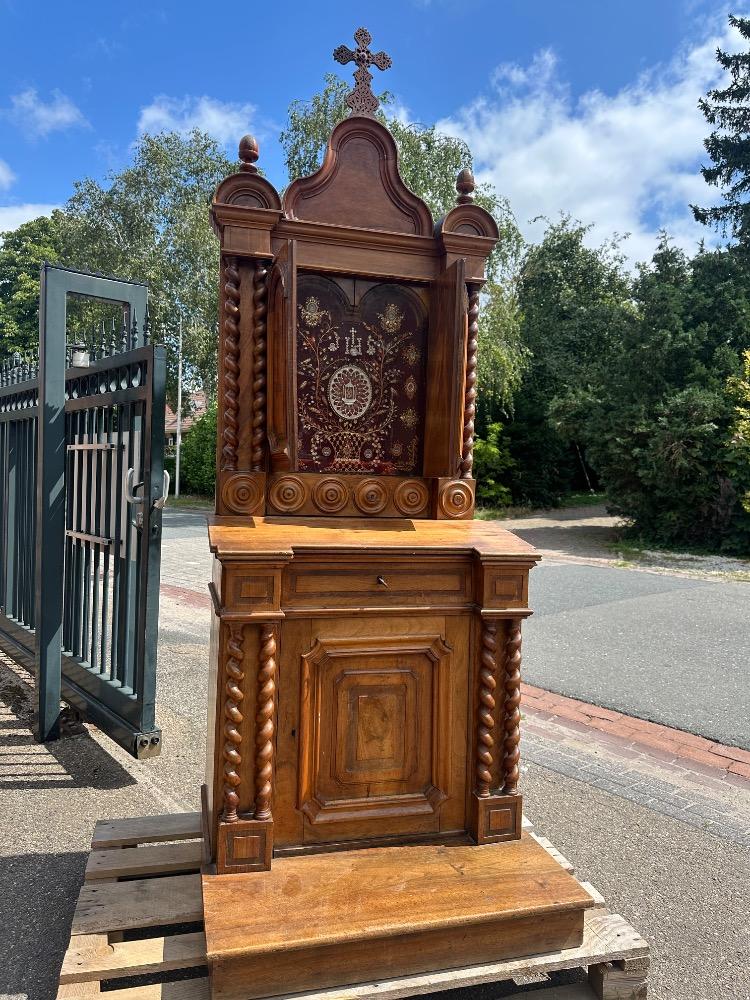 1  Very Rare Exceptional Devotional Cabinet With Relics - Reliquaries