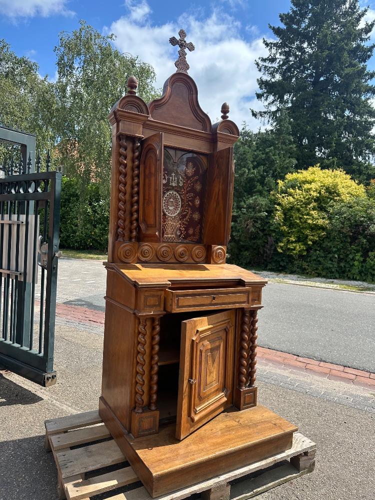 1  Very Rare Exceptional Devotional Cabinet With Relics - Reliquaries