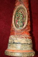 Very Rare Reliquary / Arm. Relic Of St. Stephanus en hand-carved wood polychrome, northern - Italy 18 th century