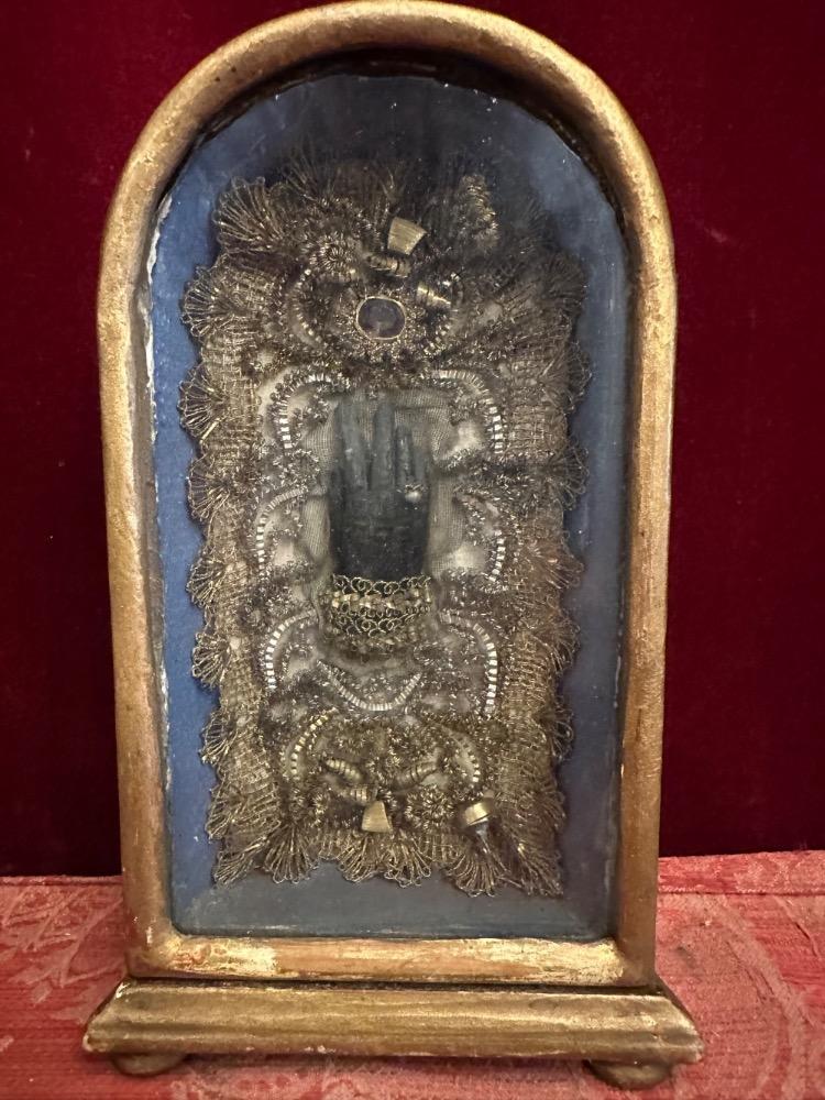 1  Wax Hand Of St. Ann. Devotional Monastery - Work.