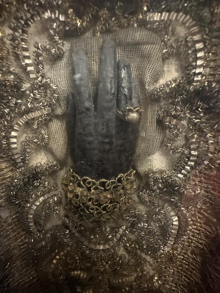 1  Wax Hand Of St. Ann. Devotional Monastery - Work.
