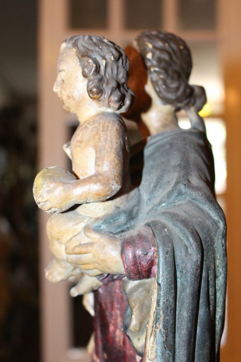 1  Wooden Sculpture With Relic Inside : St. Catherine