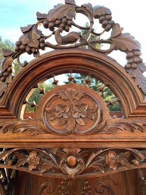 Writing Desk en Oak wood, Dutch 19th century