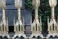 Candle Sticks style gothic en Brass / Bronze, France 19th century