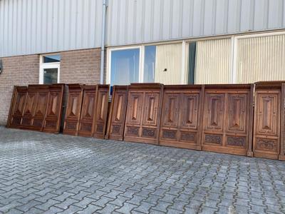 Panelling en Oak wood, Dutch 19 th century