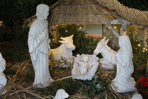 Nativity Set Suitable For Outdoor Use en Concrete, Dutch 20th century