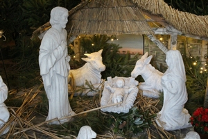 Nativity Set Suitable For Outdoor Use en Concrete, Dutch 20th century