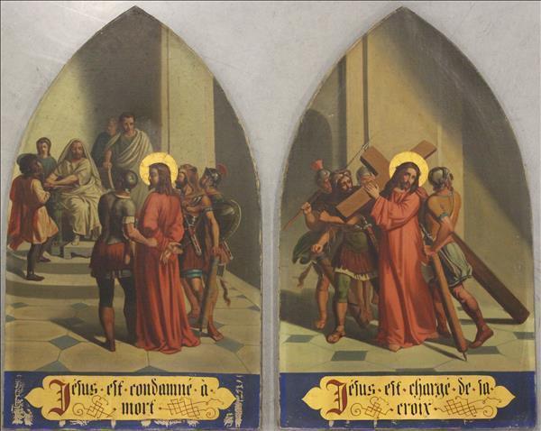 14 Gothic - style Stations Of The Cross