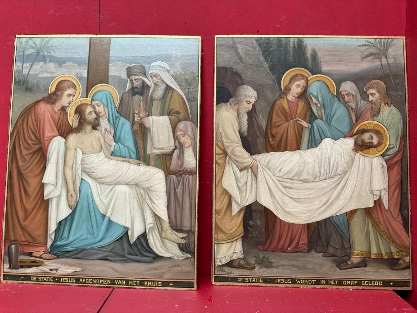 14 Gothic - Style Stations Of The Cross