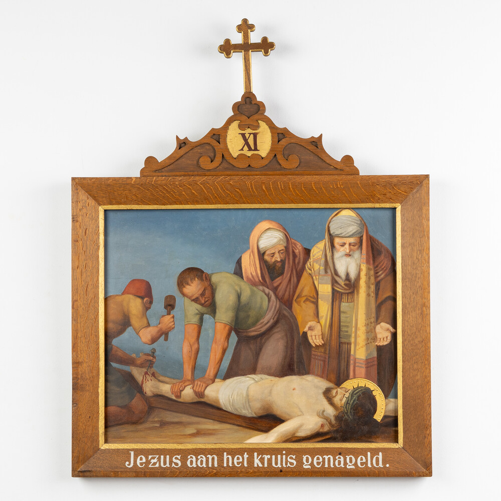 14 Gothic - Style Stations Of The Cross.