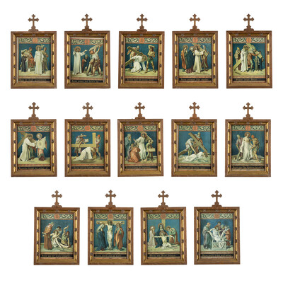 14 Gothic - Style Stations Of The Cross