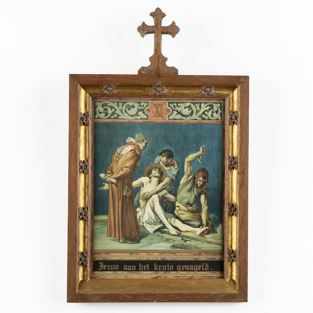 14 Gothic - Style Stations Of The Cross.