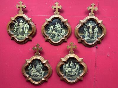 14 Gothic - Style Stations Of The Cross