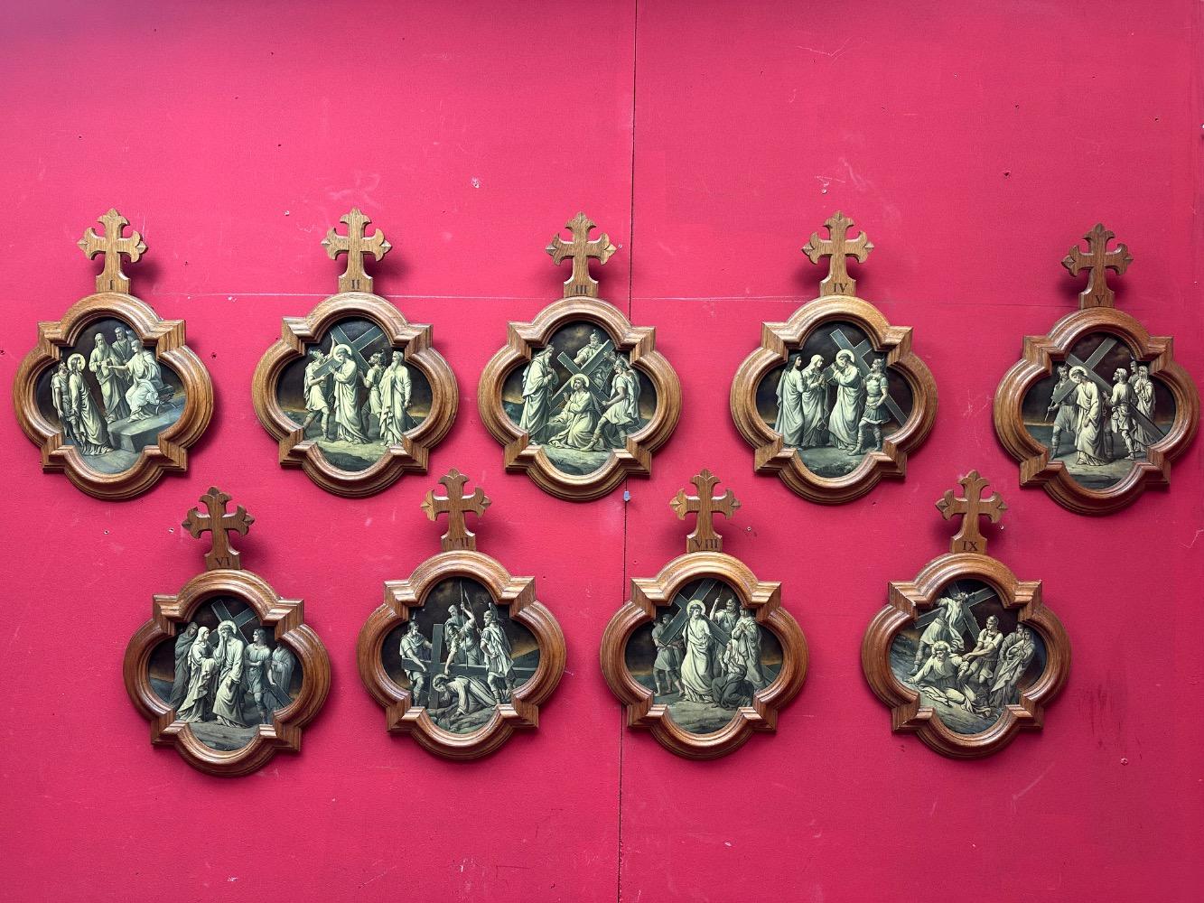 14 Gothic - Style Stations Of The Cross