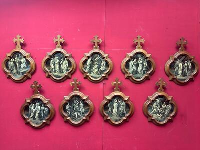 14 Gothic - Style Stations Of The Cross