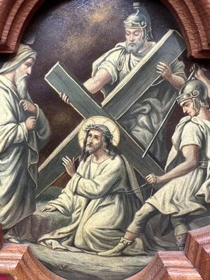 14 Gothic - Style Stations Of The Cross