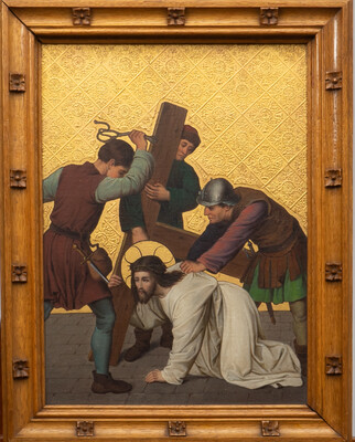 14 Gothic - Style Stations Of The Cross.